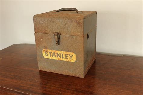 vintage stanley steel box|Antique and Vintage Stanley Tools .